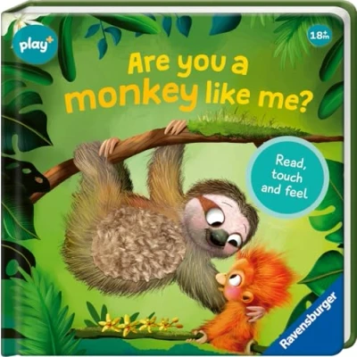 Imagen de Ravensburger Play+ Are you a monkey like me?, Baby book 18+ months