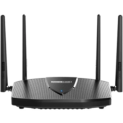 Imagen de Totolink X6000R, Router WiFi 6 inalámbrico Gigabit, AX3000 Dual Band, 5X RJ45 1000Mb/s, Mesh, MU MIMO, Velocidad hasta 3000Mbps, 4 Antenas Externas, Wi Fi con Tecnología TWT