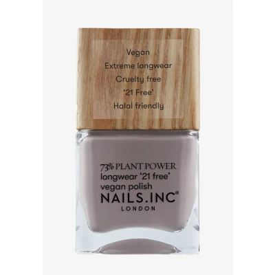 Imagen de Nails Inc WHAT’S YOUR SPIRITUALITY Plant Power veganer Nagellack 73% Based, 100% Vegan &amp; Tierversuchsfrei Perfekte Maniküre, elegantes Grau Für umweltbewusste Nail Art
