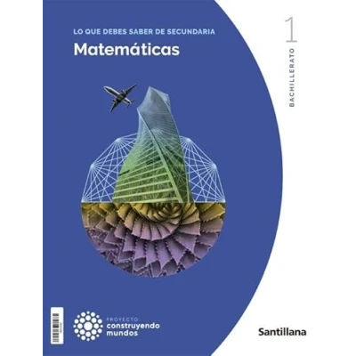 Imagen de MATEMATICAS GENERALES 1BTO CM SANTILLANA 9788468077642 (CONSTRUYENDO MUNDOS)