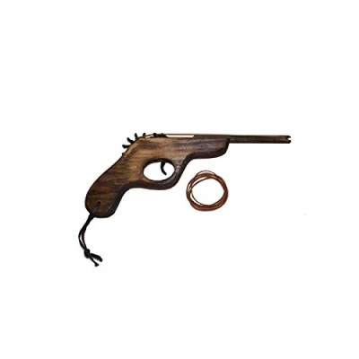 Imagen de Juguetutto Pistola de Vaquero con Gomas Juguete Madera