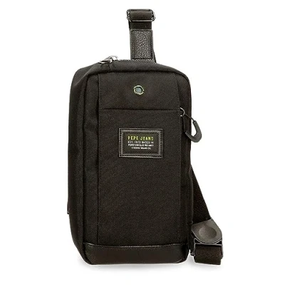 Imagen de Pepe Jeans Leighton Bandolera Negro 14x25x6 cms Poliéster