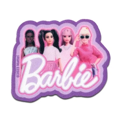Imagen de Comercial Mercera Barbie © Equipo Pasarela Parches Termoadhesivos Bordados Aplique Para Ropa, Tamaño: 6 x 7,1 cm