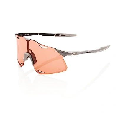 Imagen de Desconocido 100% Unisex Sonnenbrille Hypercraft Hiper Lens, Stone Coral Matt Grau Orange, HU GLA 1207