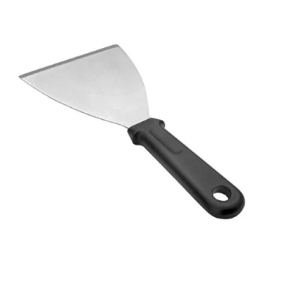 Imagen de Lacor 60445 Espátula para Plancha con Mango sólido, Acero Inoxidable, 8x11&#039;5 cm