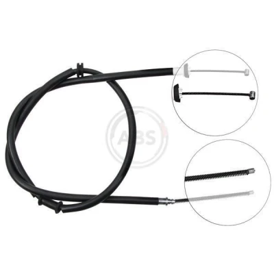 Imagen de A.B.S. K16838 Cable de Freno Mano 1710 Tambor para dirección izquierda/derecha FIAT: Fiorino III Furgón / Familiar