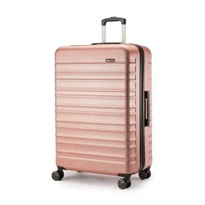 Imagen de Amazon Basics Maleta Rígida de Tamaño Grande (78 cm), Equipaje Expandible, Carcasa ABS Antiarayazos, 4 Ruedas Giratorias, Or Rosado