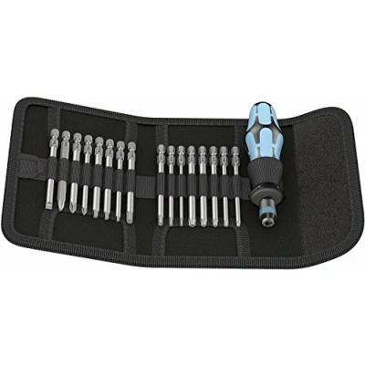 Imagen de WERA 05071116001 Kraftform Kompakt 60 Stainless Bolso plegable con puntas de 89 mm largo inox