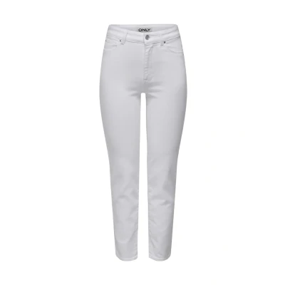 Imagen de ONLY Onlemily Stretch HW St AK Dnm Cro790noos Jeans, Blanco, 28W x 30L para Mujer