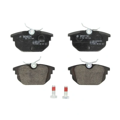 Imagen de BOSCH 0 986 424 545 Juego de pastillas freno Low Metallic con tornillos accesorios FIAT: Punto I Hatchback, BRAVO 1, Coupe, ALFA ROMEO: Spider
