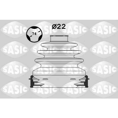 Imagen de SASIC 1906010 Fuelle Palier lado de engranaje FORD: Focus 2, 2 Limousine, C Max