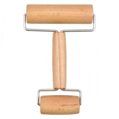 Imagen de Wisebom Doble Rodillo de Madera, Cocina Madera Utensilios para Pizzas Galletas Pasteles Tartas