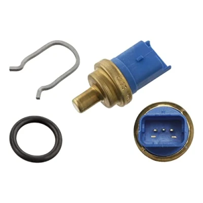 Imagen de FEBI BILSTEIN 36066 Sensor de Temperatura del Refrigerante Azul con clip sujeción, junta PEUGEOT: 206 Hatchback, Partner I Combispace