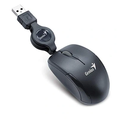 Imagen de Genius Raton Microtraveler Negnegro/cable Retracti