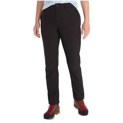 Imagen de Marmot Wm&#039;s Scree Pant, pantalón softshell de trekking, para exterior, impermeable senderismo, Mujer, Black, 10