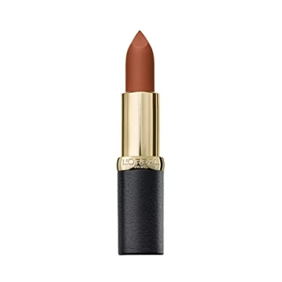 Imagen de L&#039;Oreal Paris Make up Designer Barra de Labios Color Riche Mate Pintalabios, 655 Copper Clutch, 1 Unidad (Paquete 1)