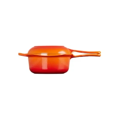 Imagen de Le Creuset Evolution Sartén de hierro fundido 2 en 1, diámetro 22 cm, 2.3 L, Volcanico, 25044220902460