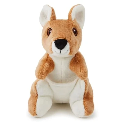 Imagen de Zappi Co Canguro de peluche 18 cm, realista, aspecto auténtico, perfecto para jugar y aprender, presentado en TikTok (18 cm longitud)