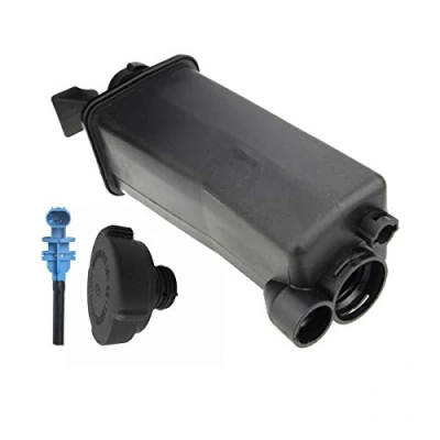 Imagen de Depósito de expansión refrigerante con tapa sensor frontal para serie 3 E46 3116318320330 X5 E53 1998 2007 17137787040