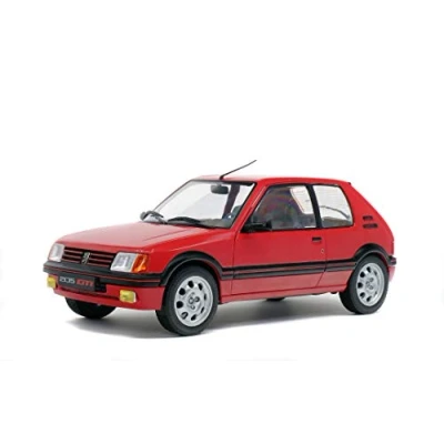 Imagen de Solido S1801702 Peugeot 205 GTI MK1 1985 Coche en Miniatura, Escala 1:18, Color Rojo, Unisex niños.