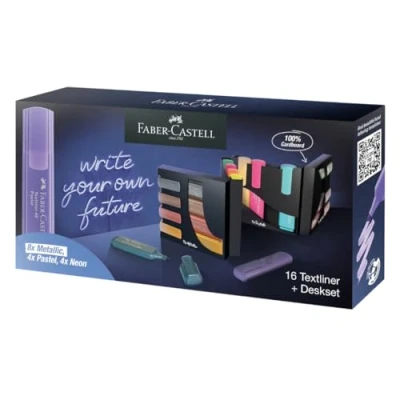 Imagen de Faber Castell 254603 Highlighter Textliner 46 Deskset de 16