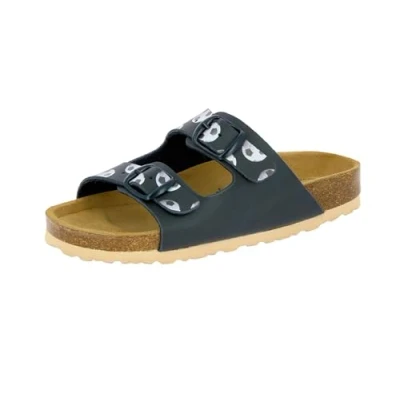 Imagen de Lico Bioline Kids, Zuecos Unisex para Niños, negro/blanco, 31 EU (12.5 Kinder UK)