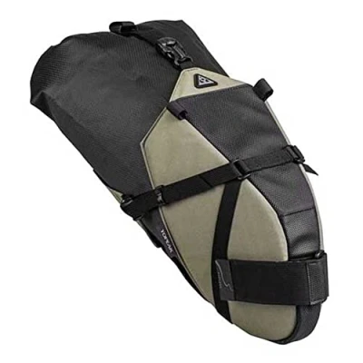 Imagen de Topeak Backloader X Green 15003053 Alforja para sillín (impermeable, gran capacidad, 10 L), color verde
