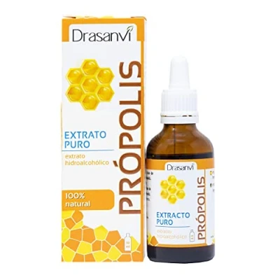 Imagen de DRASANVI PRÓPOLIS EXTRACTO puro Producto 100% natural, SIN conservantes ni colorantes También para uso externo GLUTEN 50ml