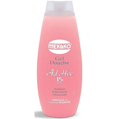 Imagen de Mekako Gel de ducha exfoliante, aclarador, suavizante, 420 ml