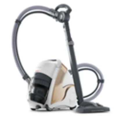 Imagen de Polti Unico MCV85 Total Clean &amp; Turbo, Aspirador Multifunción 3 en 1, Aspira, Higieniza y Seca, Limpiador a Vapor con Caldera, Potencia 2200 W, 17 Accesorios Incluidos, Made in Italy, Blanco Dorado