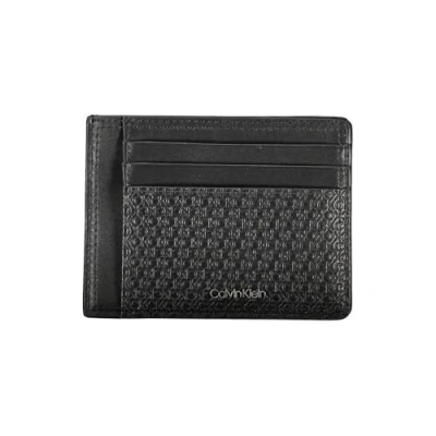 Imagen de Calvin Klein LOGO WITH ZIP Funda para tarjeta de visita, Hombre, Talla: One Size, Black tonal mono