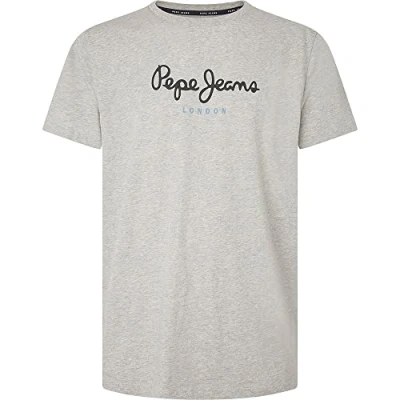 Imagen de Pepe Jeans EGGO Camiseta estampada, Hombre, Talla: Small, Light grey marl