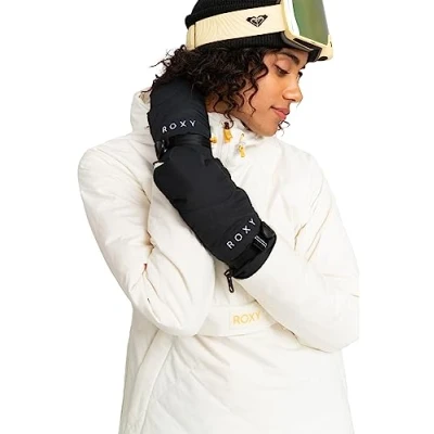 Imagen de ROXY Jetty Solid Mitten Manoplas, Mujer, Talla: Small, Bright white