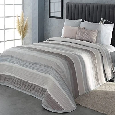 Imagen de Reig Marti Colcha Capa Marea Cama 180 Cm Color Gris C08