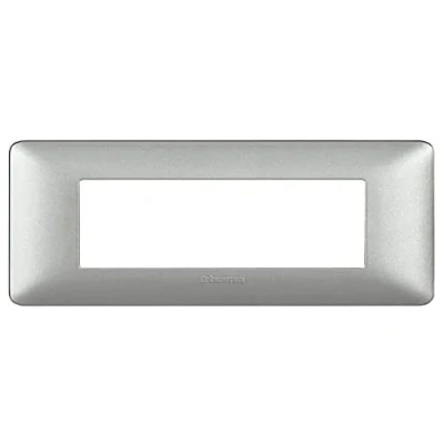 Imagen de Bticino AM4804MSL Matix placa, 4 módulos, plateada,