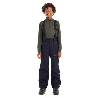 Imagen de Killtec Pantalones de esquí para niños con Peto Desmontable y protección en los Bordes, 242, Azul Marino, 128, 43401 000