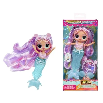 Imagen de L.O.L. Surprise! Tweens Mermaid Lana Marine Muñeca de Moda con Cola Que Cambia Color, Aleta Móvil y Bonitos Accesorios Juguetes para Niños Coleccionistas a Partir 4 Años