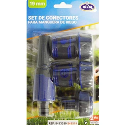 Imagen de S&amp;M 549519 Set de Conectores manguera 19 mm GAMA PREMIUM