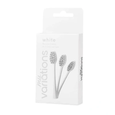 Imagen de MyVariations Juego de 3 cabezales cepillo dientes sónicos (blanco)