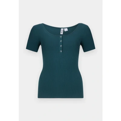 Imagen de Pieces Pckitte Camiseta básica, Mujer, Talla: XS, Reflecting pond