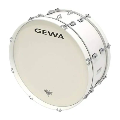 Imagen de Gewa 892224 Tambores de Marcha Bombos 24 X 10&quot;, Blanco