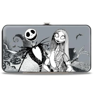 Imagen de Buckle Down Cartera con bisagra Pesadilla Antes de Navidad para Mujer, Multicolor