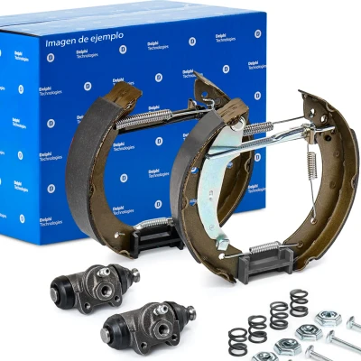 Imagen de DELPHI KP1119 Kit frenos, disco de tambor con cilindro freno rueda, accesorios FIAT: Fiorino III Furgón / Familiar, Grande Punto Hatchback