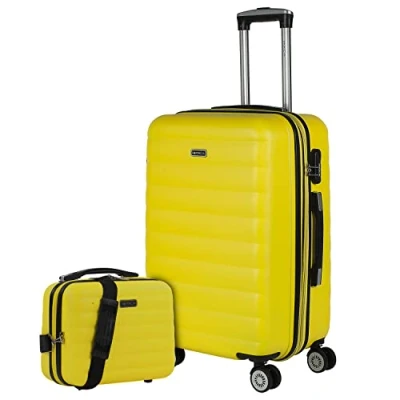 Imagen de Itaca Juego de maletas, Talla: One Size, Amarillo