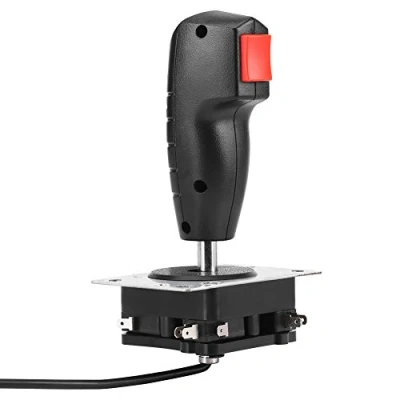 Imagen de Joystick de Vuelo 8 vías con Disparador y botón Disparo Superior Control analógico preciso para Juego