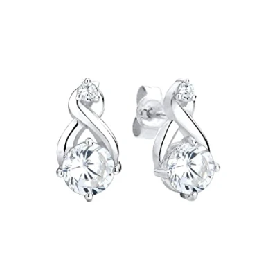Imagen de Amor Pendientes de plata con circonita