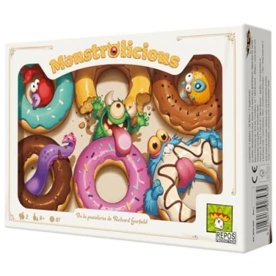 Imagen de Repos Production Monstrolicious Juego de Mesa para Adultos y Familias A Partir 8 Años 2 Jugadores 10 Minutos por Partida Español