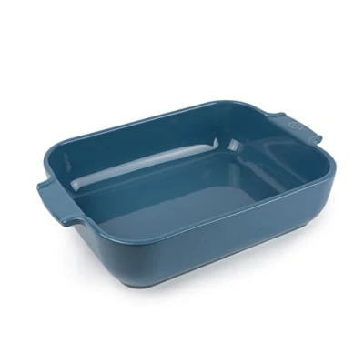 Imagen de PEUGEOT Plato de horno cerámica rectangular 32 cm x 21,7 7,2 Capacidad: 2,7 L 10 años Fabricación francesa Color Light Blue