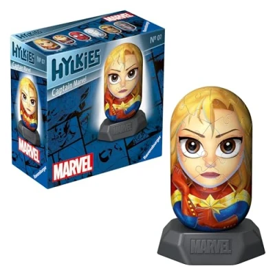 Imagen de Ravensburger Capitán Puzzle 3D Captain Marvel, Color Rojo (12001156)