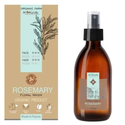Imagen de Limpiador Facial Romero: Acne, Puntos Negros, Astringente. Tonico Anti edad Natural: Piel Sensible, Grasa y Madura. Limpieza Profesional 250 ml
